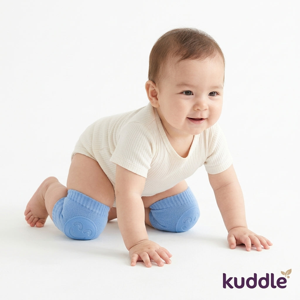 Kuddle Baby Knee Protectors – Soft, Cushioned & Non-Slip Knee Pads