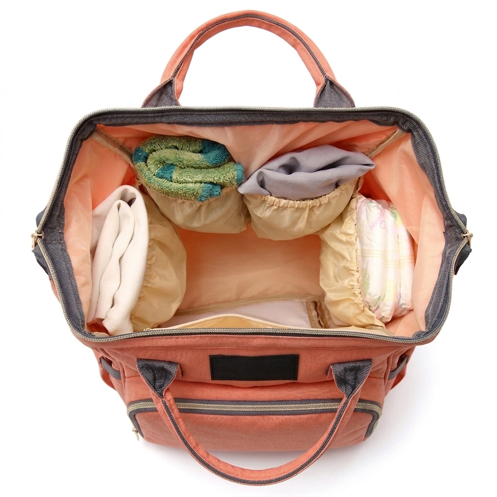 Kuddle Mummy Diaper Bag Backpack – Spacious Baby Care & Travel Organizer