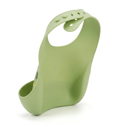 Kuddle Silicone Baby Bibs with Food Catcher | Waterproof & Easy Clean